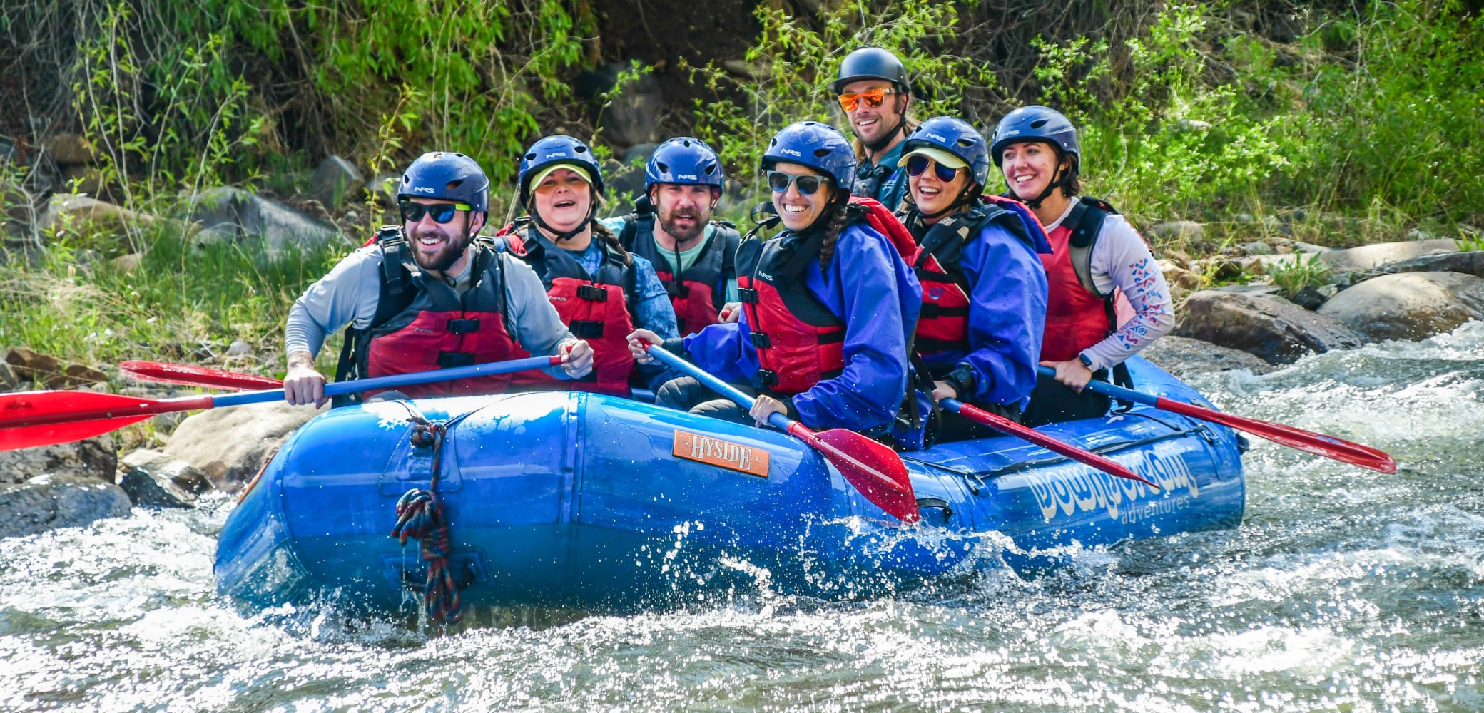 white water rafting for beginners on the middle clear creek