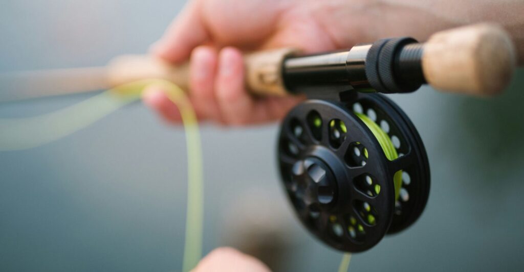 fly fishing rod and reel
